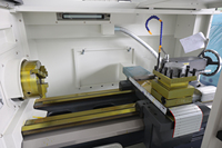 Tour CNC horizontal à lit plat CK6150 de haute précision, automatique, avec commande Fanuc, pour le tournage de métaux, prix Chine, à vendre