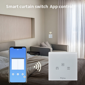 ผ้าม่านมู่ลี่สวิตช์อัจฉริยะสวิตช์มอเตอร์บานประตูหน้าต่างหมุนได้สวิตช์ผนังไฟฟ้า220V สำหรับ Google Home Alexa - Product Image 5