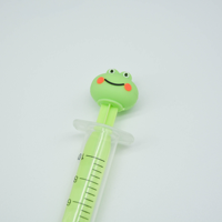 Jeringa Nasal de Silicona PP con Diseño de Cabeza de Animal de Dibujos Animados, para Eliminar Olores, Dispensador de Alimentación Seguro para Niños de 10 ml