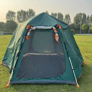 Carpa Hexagonal de Apertura Automática para 6 Personas, Tela Oxford Impermeable, Carpa de Camping para Exteriores - Product Image 3