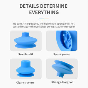 أكواب شفط مزدوجة الطبقات للآلات الميكانيكية - Product Image 5