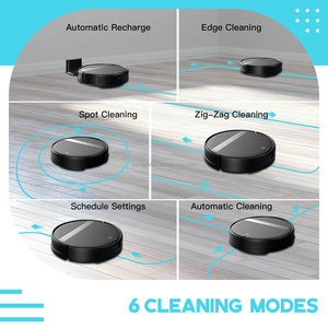 Robot Aspirador Anticolisión para el Hogar, Aspira, Trapea y Lava 3 en 1, Robot Aspirador para Pisos y Alfombras con Control Remoto - Product Image 6