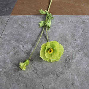 Grandes fleurs artificielles de pavot en soie, accessoires de photographie de mariage, décoration douce pour la maison, fleurs de sol - Product Image 4