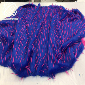 China Manufacturer <strong>Wholesale</strong> Two Tone Custom Speckled Shaggy Long Pile Faux <strong>Fur</strong> Spike <strong>Fur</strong> Fabric