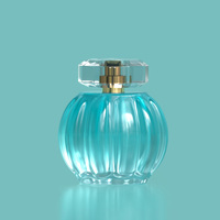 Couleur de luxe femme carré rechargeable personnalisé 100ml bouteilles de parfum vide bouteille de parfum avec pompe