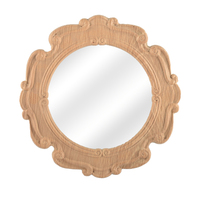 Miroir mural rustique en bois antique de luxe Art déco Design salon salle de bain petit décor de ferme rustique vintage Hongchuang