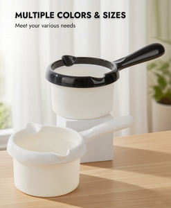 Bol en cire de silicone authentique du fabricant avec poignée, nouveau, facile à nettoyer, antiadhésif, non toxique pour chauffe-cire - Product Image 6