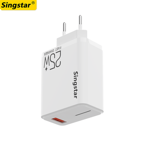 Cargador de pared de 25W con puerto USB A de carga rápida para teléfonos móviles Huawei, <span class=keywords><strong>Samsung</strong></span>, Oppo, Vivo, Xiaomi y OnePlus. - Product Image 3