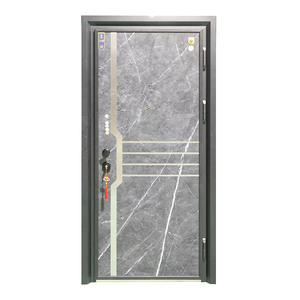 Porte turque en acier d'entrée de maison moderne <span class=keywords><strong>antirouille</strong></span> en métal principal résidentiel <span class=keywords><strong>avant</strong></span> - Product Image 2