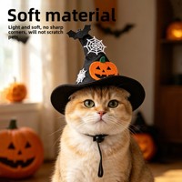 Decoración Navideña, Sombreros para Mascotas de Halloween, Diseño de Calabaza, Telaraña y Murciélago, Accesorios Festivos para Perros y Gatos, Estilo Británico, para Todas las Estaciones
