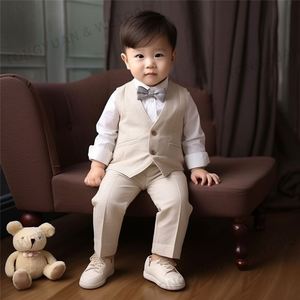 Fabricantes de ropa personalizada, trajes de <span class=keywords><strong>boda</strong></span> para bebés, trajes para niños, ropa para niños, 2 conjuntos, ropa de caballero, trajes para bebés - Product Image 6