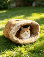 Lit pour animaux de compagnie de luxe pliable et détachable, motif animalier, extra petit à moyen, canapé-lit pour chat, confortable et luxueux