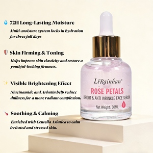 Sérum sans huile à la <span class=keywords><strong>rose</strong></span> <span class=keywords><strong>pour</strong></span> toute la journée, formule riche en antioxydants avec <span class=keywords><strong>eau</strong></span> <span class=keywords><strong>de</strong></span> <span class=keywords><strong>rose</strong></span> <span class=keywords><strong>pour</strong></span> éclaircir et hydrater - Product Image 3