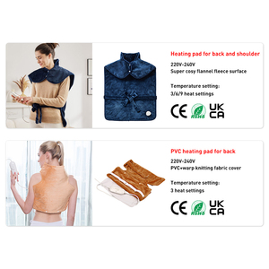 Coussin chauffant électrique personnalisé pour le dos, enveloppement chauffant lesté pour le cou et les épaules avec fonction massage, coussin chauffant ODM/OEM avec certifications CE SAA BSCI - Product Image 3