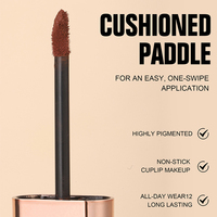 Gloss à lèvres mat velouté, longue tenue, anti-transfert, non desséchant, rouge à lèvres liquide pour femmes, étiquette privée personnalisée