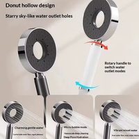 Juego de ducha inteligente de lujo ligero con doble grifo LED, barra deslizante, pantalla digital inteligente y temperatura constante al por mayor
