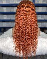 Perruques brésiliennes Letsfly en cheveux vierges naturels, avec dentelle frontale complète 13x4, densité 200%, de 14 à 38 pouces, ondulations Water Wave/lisses/Body Wave, 100% cheveux humains