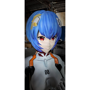 Estatua de Resina de Rei Ayanami de <span class=keywords><strong>Genesis</strong></span> Evangelion EVA, Tamaño Real 1:1, Figura de Anime Coleccionable para Decoración - Product Image 6