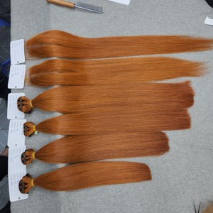 Extensiones de Cabello Humano Virgen Vietnamita Toupee Corp T01, Ondulado Ligero, Doble Trama, Tejido a Máquina, 18 Pulgadas, 100g - Product Image 6
