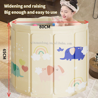Nouveau design Vente en gros Baignoire à glace en pvc portable en plastique personnalisée et accessoires Baignoire pliable pour enfants bébés adultes