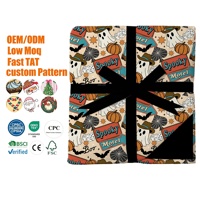 Couverture en peluche de bambou personnalisée avec imprimé Halloween, vente en gros, couvertures douces et confortables en fourrure de bambou pour bébés et enfants pour l'hiver