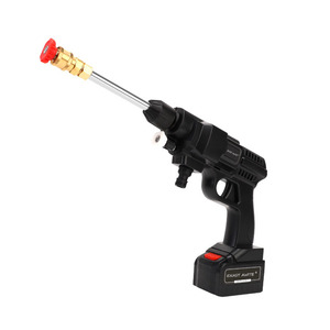 Pistolet de lavage de voiture portable sans fil 24V haute puissance Li-ion rechargeable avec générateur de mousse - Product Image 1