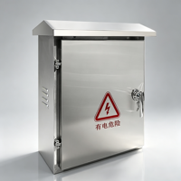 Boîtier électrique en acier inoxydable, armoire de commande métallique, boîte de jonction, boîte électrique personnalisée