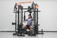 Rack de musculation multifonctionnel personnalisé, machine Smith pour entraînement de squat, équipement de fitness pour la maison