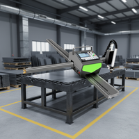 Machine de découpe plasma CNC mini portable automatique à moteur pas à pas, légère, en acier doux, 150W 220V pour tôles métalliques, à prix abordable