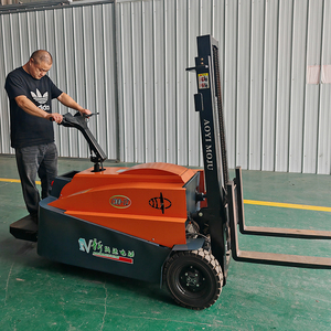 2025 Neue budget freundliche 1T Elektro stapler 48V 800mm Schmal gang heber mit 2m Hubhöhe 2025 - Product Image 4