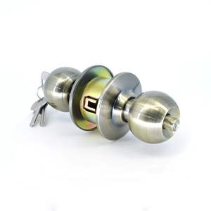 玄関またはバスルーム機能ロックキーコントロールドアロック木製ドア用587ステンレス鋼円筒形ロック - Product Image 4