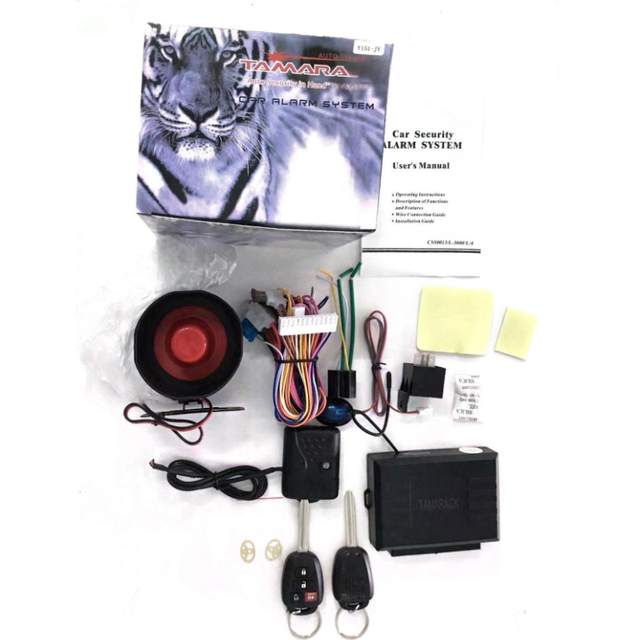 TAMARA Hot Selling Vehicle Car Alarms Anti-theft Car Alarm Security System Keyless Entry Kit for Middle East and Africa Market