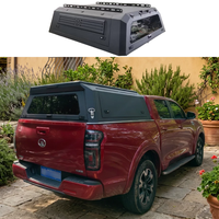 Capot rigide en aluminium étanche avec design d'aile arrière pour pick-up tout-terrain, compatible Dodge Ram, Hilux, Ford F150, BYD Shark, Toyota Tacoma