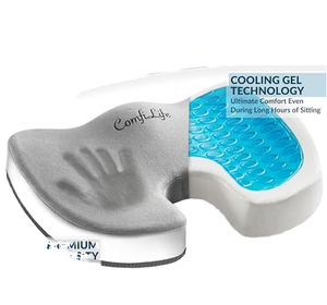 Coussins et oreillers <span class=keywords><strong>de</strong></span> siège améliorés en gel, antidérapants, orthopédiques, en gel et mousse à mémoire <span class=keywords><strong>de</strong></span> forme, <span class=keywords><strong>pour</strong></span> le coccyx, <span class=keywords><strong>pour</strong></span> la douleur du coccyx, chaise <span class=keywords><strong>de</strong></span> bureau, <span class=keywords><strong>coussin</strong></span> <span class=keywords><strong>de</strong></span> siège <span class=keywords><strong>de</strong></span> <span class=keywords><strong>voiture</strong></span> - Product Image 2