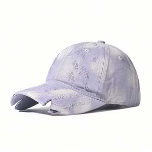 Gorra de Béisbol Estructurada con Efecto Desgastado y Teñido Anudado, Estilo Moderno para Hombre y Mujer, Nueva Colección 2026 - Product Image 2