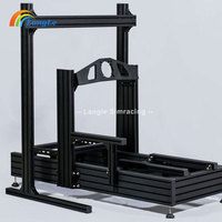 Profilé en aluminium argenté 8040 pour bricolage OEM Siège de jeu de conduite Kit d'assemblage de simulateur de course Sim 4080 mm Sim Rig Sim Racing Cockpit