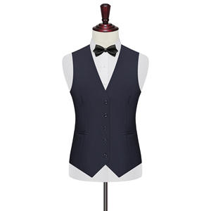 Alta qualità Logo personalizzato cameriere cameriere gilet con bottone e gilet uniforme per l'addetto alla reception dell'hotel - Product Image 5