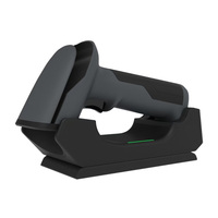 Scanner de codes à barres Bluetooth sans fil Premium 2D 1D Pistolet à balayage portable avec base pour POS