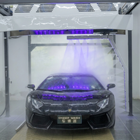Vente directe usine – Machine de lavage de voiture électrique sans contact Cyberpunk 10 Mpa avec sécheuse et cire 1500W Cheerwash CL800 en acier inoxydable 37KW au total