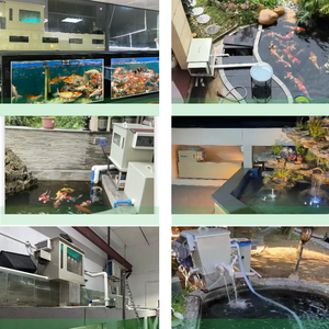 เครื่องกรองน้ำแบบดรัมหมุนขนาดเล็กออลอินวัน <span class=keywords><strong>3</strong></span> <span class=keywords><strong>ตัน</strong></span> 5 <span class=keywords><strong>ตัน</strong></span> พร้อมแสงยูวี ระบบล้างย้อนอัตโนมัติ กล่องกรองน้ำ 25 ไมครอน สำหรับ<span class=keywords><strong>บ่อ</strong></span><span class=keywords><strong>ปลา</strong></span>คาร์<span class=keywords><strong>ฟ</strong></span> - Product Image 2