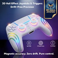 Manette sans fil pour PS5, manette de jeu Bluetooth, manette de jeu RGB avec charge Type-C
