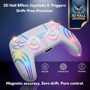 Control Inalámbrico para PS5, Gamepad Bluetooth RGB con Carga Tipo-C - Product Image 3