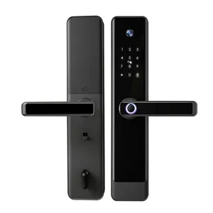 SZMYQ Tuya Lock Voice Intercom Wifi Smart Life App Remote Unlock 6068 Mortise Video Smart Camera Door Lock With Main Door Camera