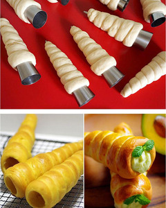 Crema in Acciaio inox Corno Cono di Metallo Forma della torta di Cottura Utensili Per Cannoli - Product Image 4