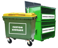 Haute qualité 2 Yard recyclage vert benne conteneur avant ascenseur poubelle couverture extérieure ordures traitement des déchets système de stockage HD
