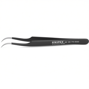 Knipex ESD Tweezers 92 38 75 Stainless Steel <b>Precision</b> <b>Tool</b> - Product Image 1