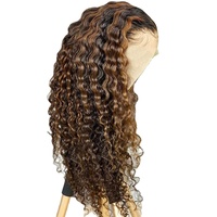 Ali Perruques cheveux humains Transparent 360 Deep Wave brésilien Grace vison suisse avant de lacet cuticule aligné brut dames pour les femmes HD
