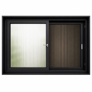 Finestre a Battente Orizzontali in <span class=keywords><strong>Alluminio</strong></span> con Telaio Sottile in Stile Italiano Moderno di Lusso con Tende Integrate per Progetti di Ville - Product Image 1