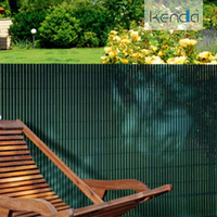 Rouleau de clôture en PVC tissé Kenda, imperméable, résistant aux UV, antirouille, moderne, pour jardin, terrasse, tissage décoratif en plastique
