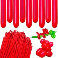 Ballons longs en latex 260Q, 100 pièces, couleurs mélangées, pour la fabrication de ballons, décoration de fête, fournitures en vrac, jouets pour événements, ballons d'anniversaire